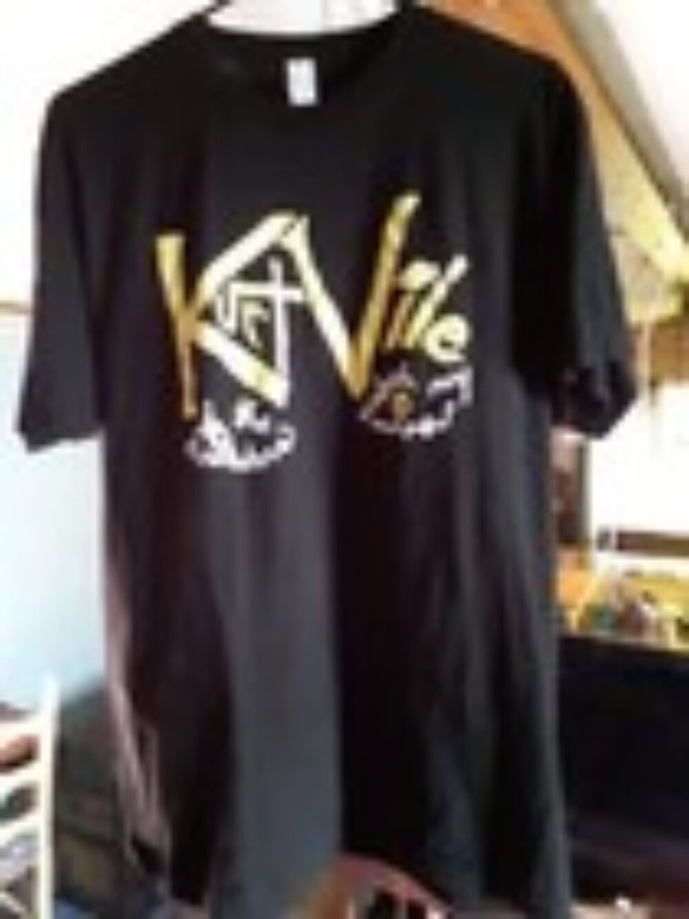 KURT VILE-WATCH MY MOVES T-SHIRT (Black-Large) (NEW) Americana Folk Indie Rock